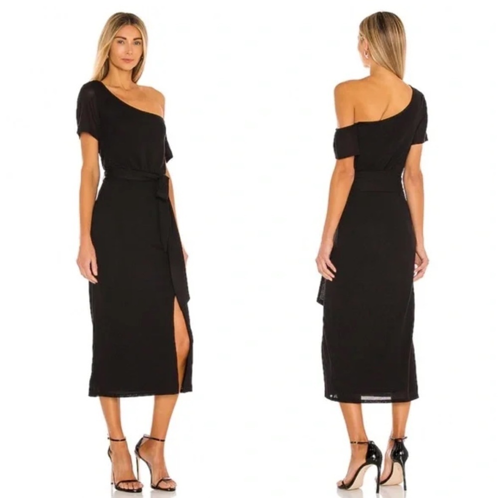 Lovers + Friends Black One-Shoulder Dress - Picture 2 of 7